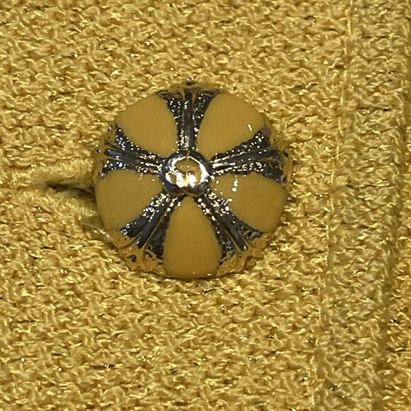 St John Collection Yellow Blazer Size 8 Marie Gray made in USA bright summer - Picture 2 of 5